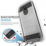 Wholesale LG Stylo 3 Armor Hybrid Case (Silver)